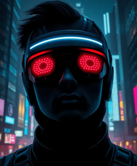 led visor eyes