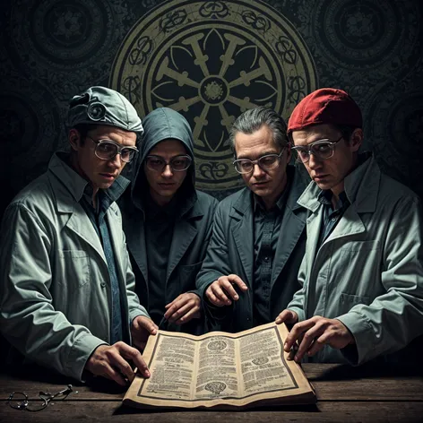 4 Mysterious scientists in