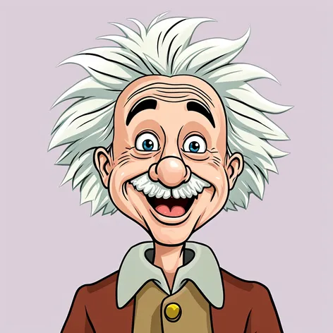 albert einstein cartoon