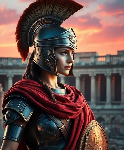 female roman soldier