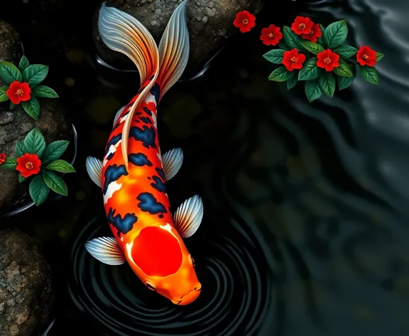 hi res japanese koi