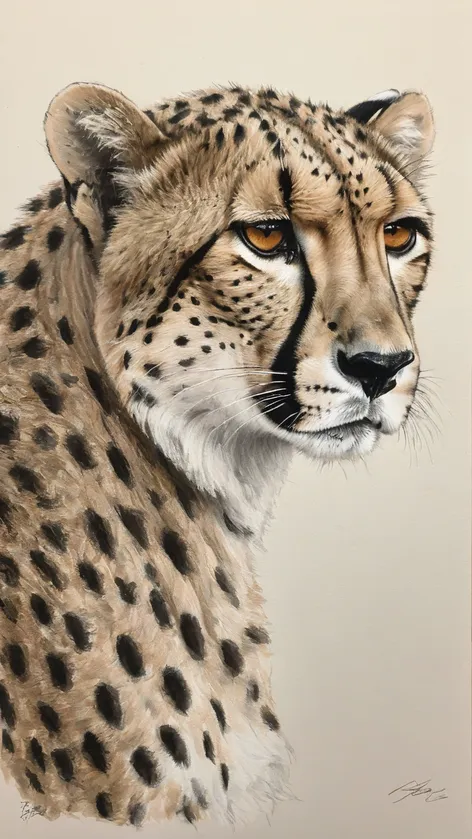 cheetah drawing