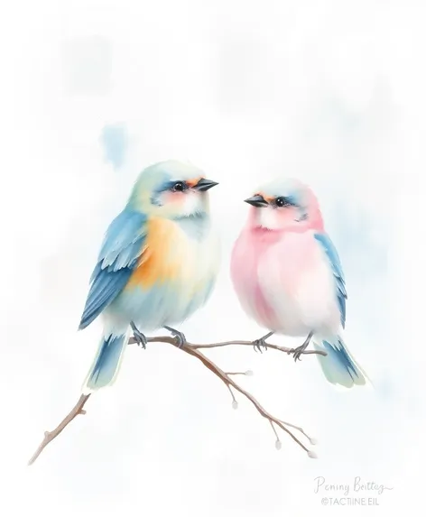 watercolor birds