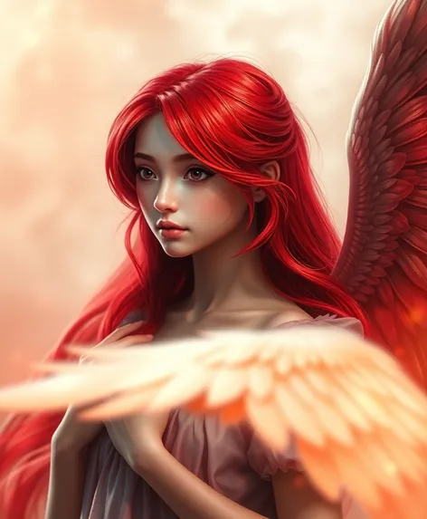 red headed angel