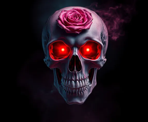 molten rose skull