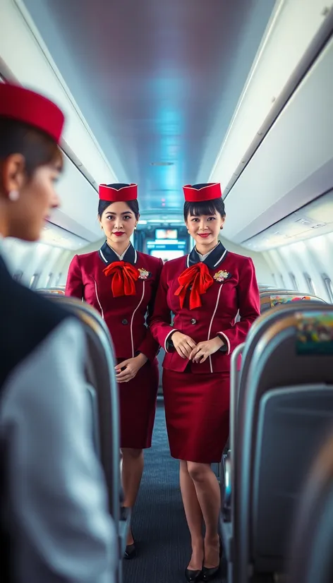 japanese flight attendants