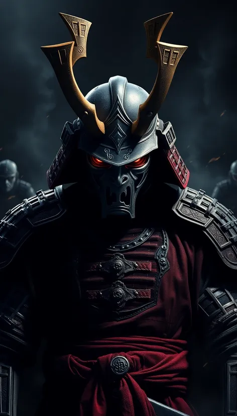 demon mask samurai