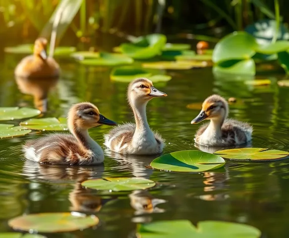 2juvenile ducks