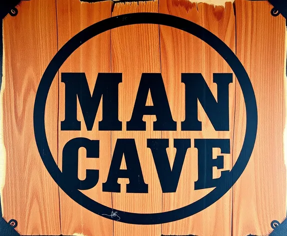 man cave sign