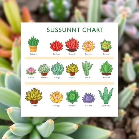 mini succulent identification chart