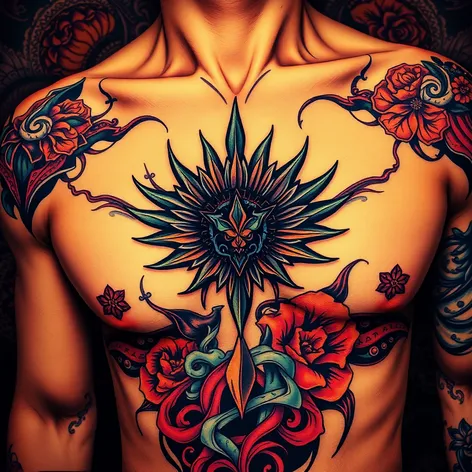 chest tattoo