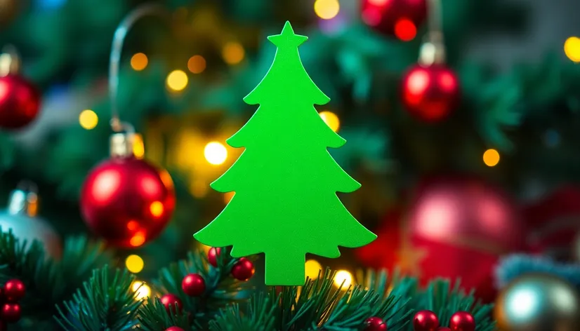 christmas tree cutout