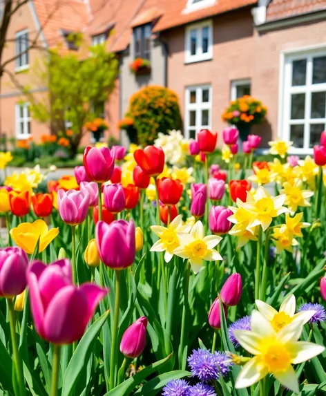 netherlands colorful garden