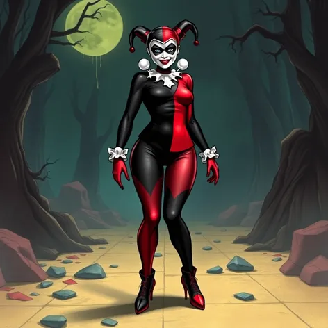 harley quinn costume black