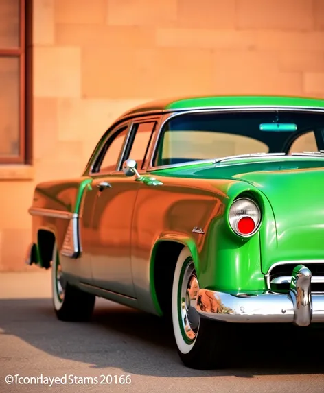 1955 green mercury 4-door