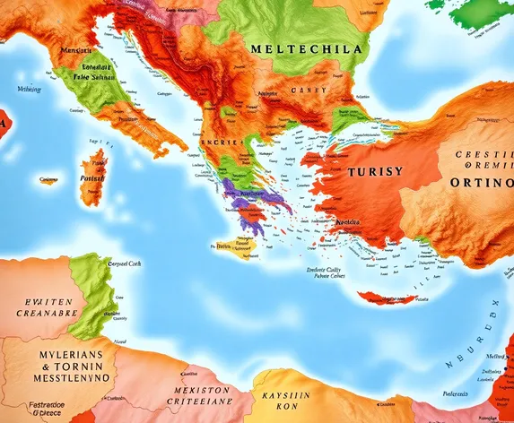 map of greece and