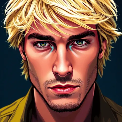 man with blonde hair