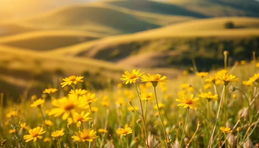 yellow wildflowers