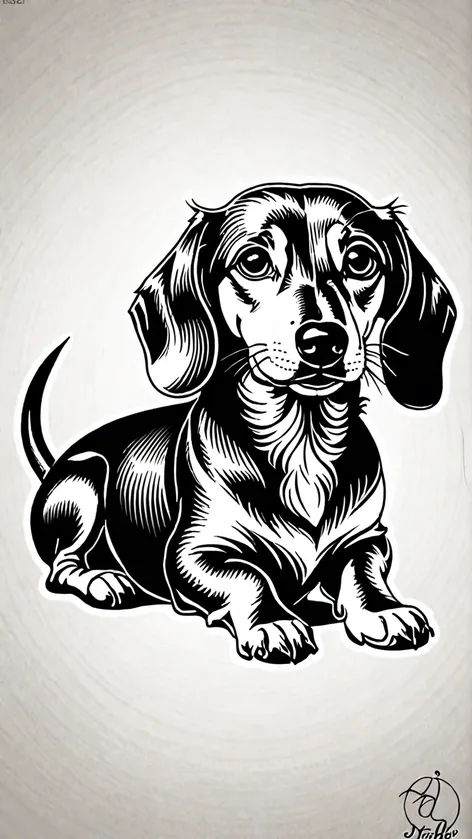 dachshund tattoo