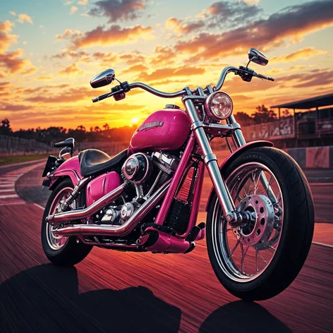 pink harley davidson