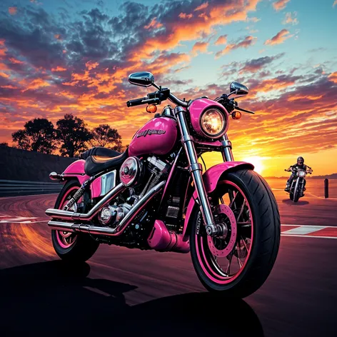 pink harley davidson