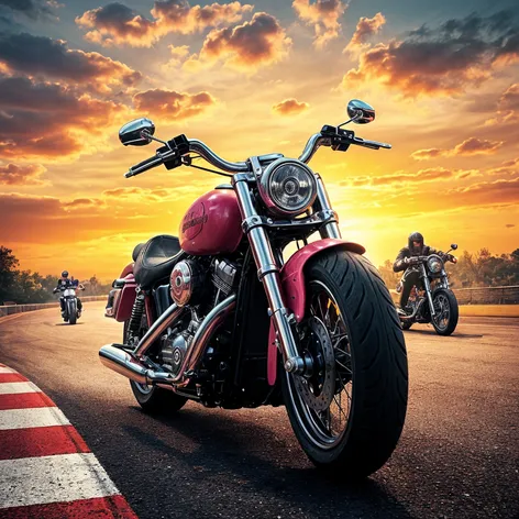 pink harley davidson