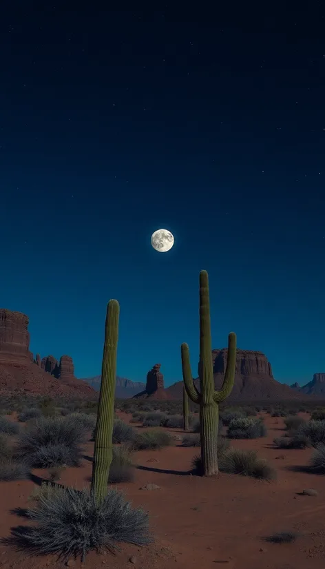 desert night landscape