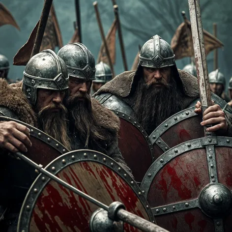 Viking savage raiders