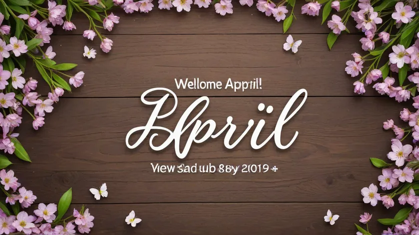 welcome april