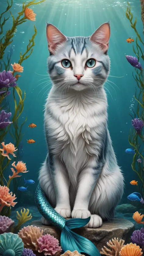 mermaid cat