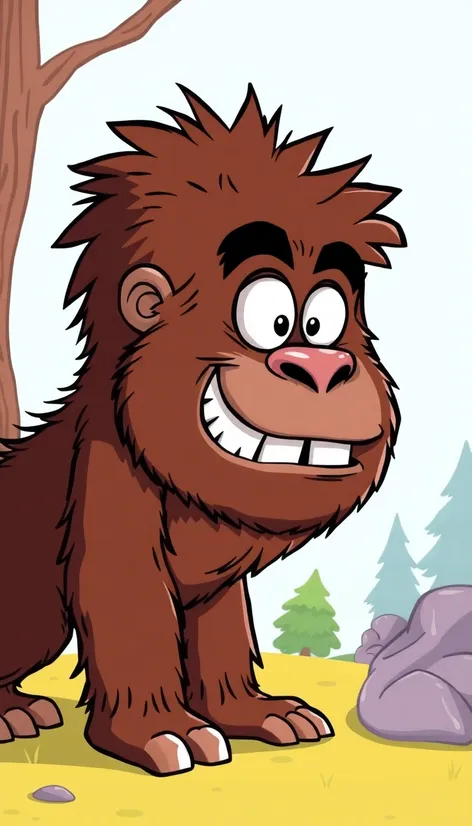 bigfoot cartoon