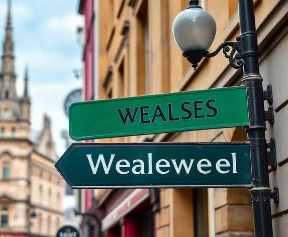 welsh street signs cardiff