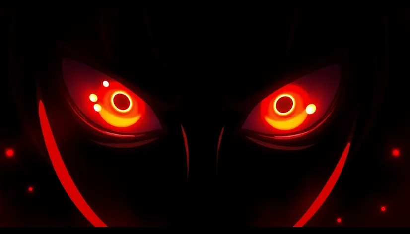 evil anime eyes