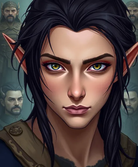 half elf with dark