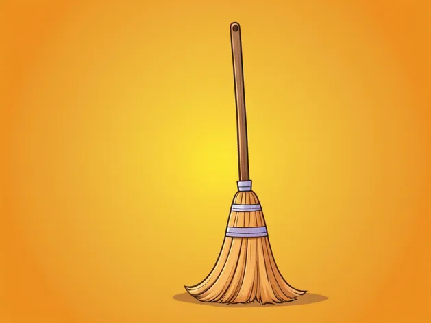 cartoon broom