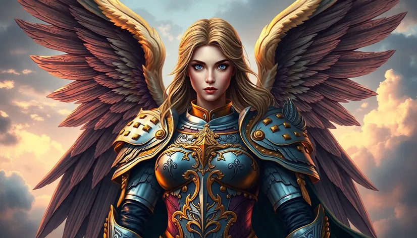 female angel armor