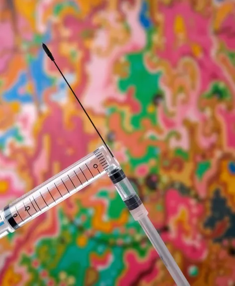 syringe with needle