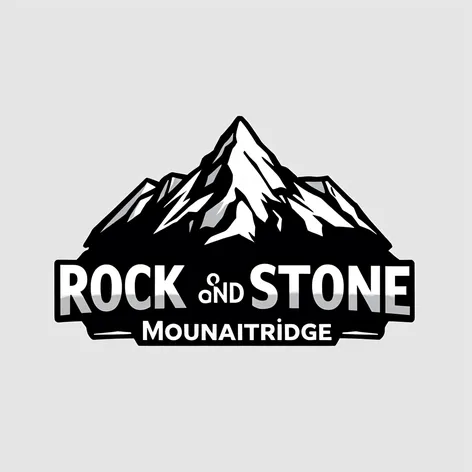 rock and stone logo