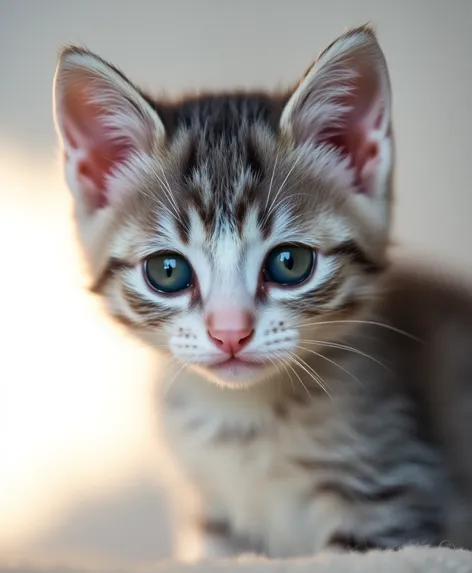 grey and white kitten