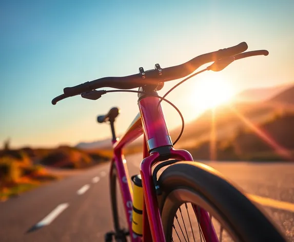 road bike pink highlights