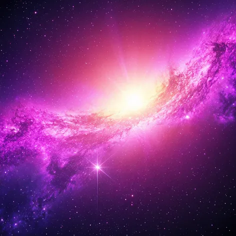 puple and white cosmic