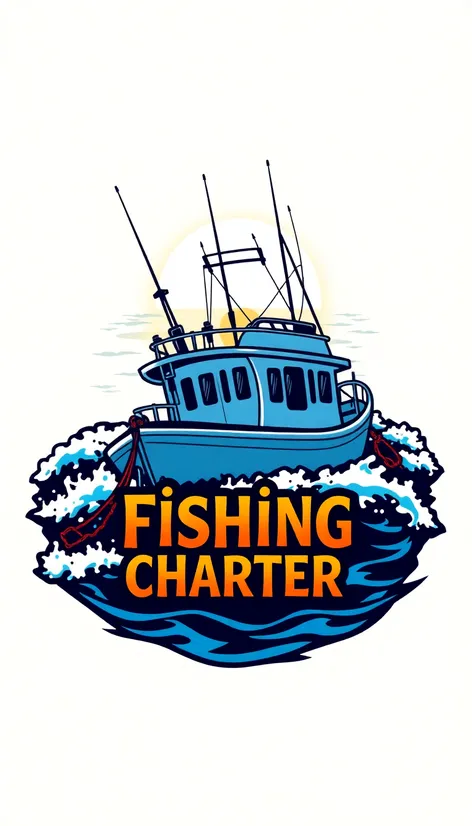 fishing charter logo