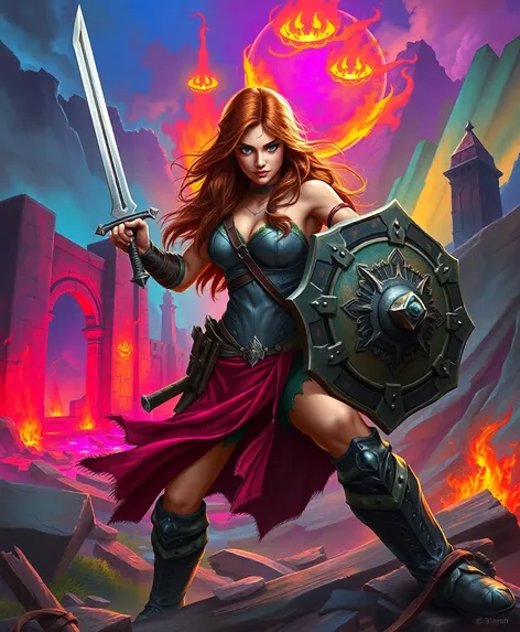 female barbarian d&d