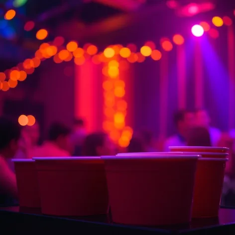 red plastic cups