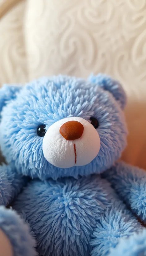 blue colour teddy bear