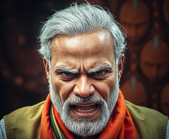 modi angry