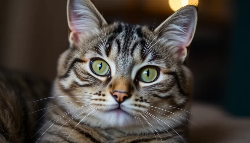 gray tabby blue eyes