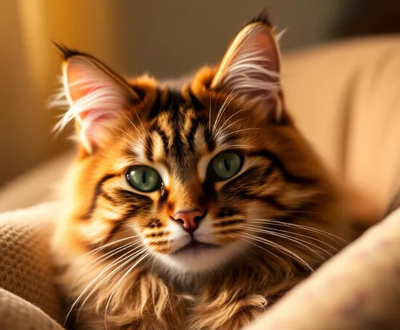 female maine coon cat