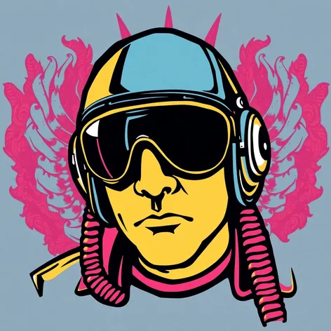 aviator outline clipart