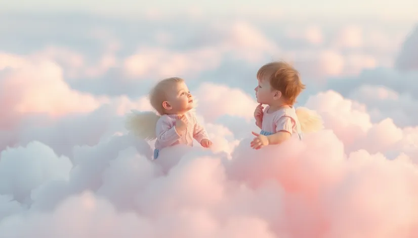 kids on clouds